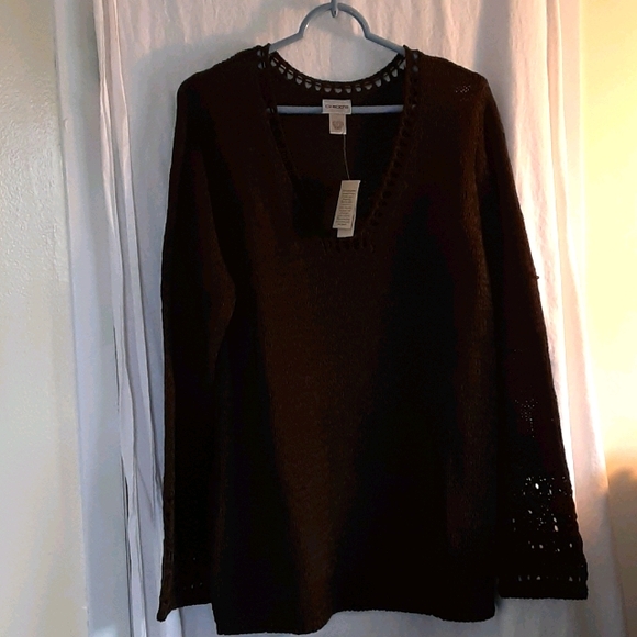 Chico's Sweaters - Chicos sweater acrylic and polyester sz 3